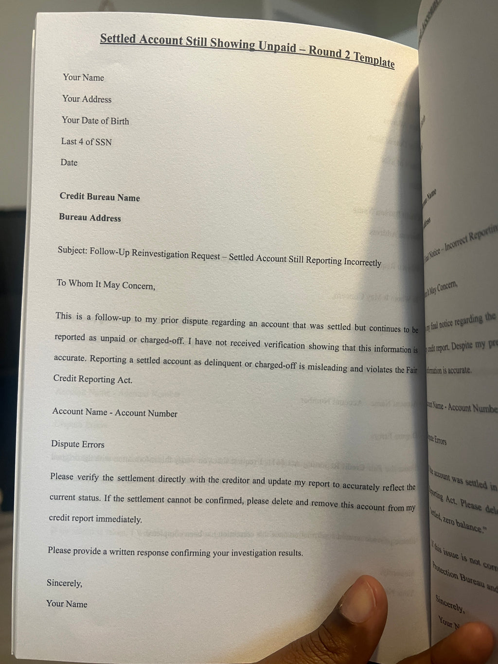 The Credit Cleanup Blueprint: 70 Dispute Letters to Delete Inaccurate Accounts Fast