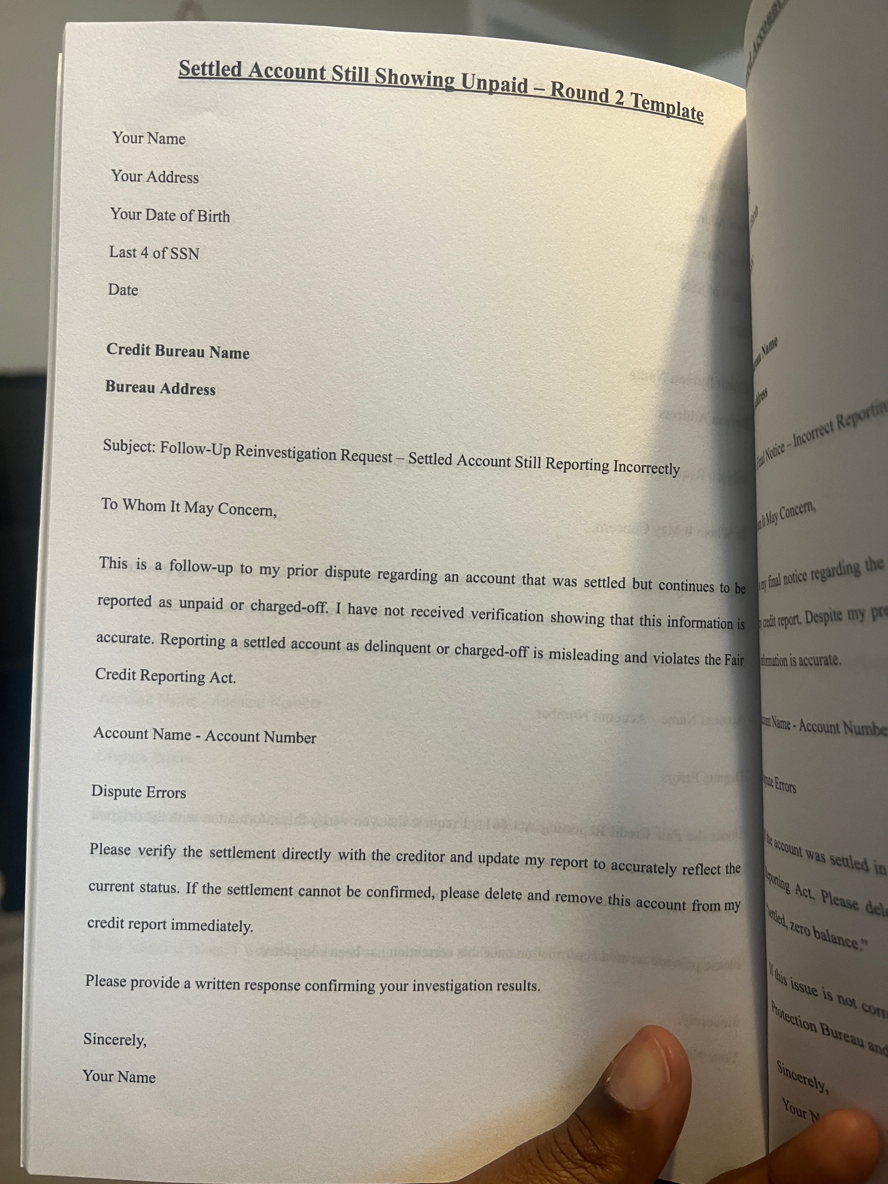 The Credit Cleanup Blueprint: 70 Dispute Letters to Delete Inaccurate Accounts Fast