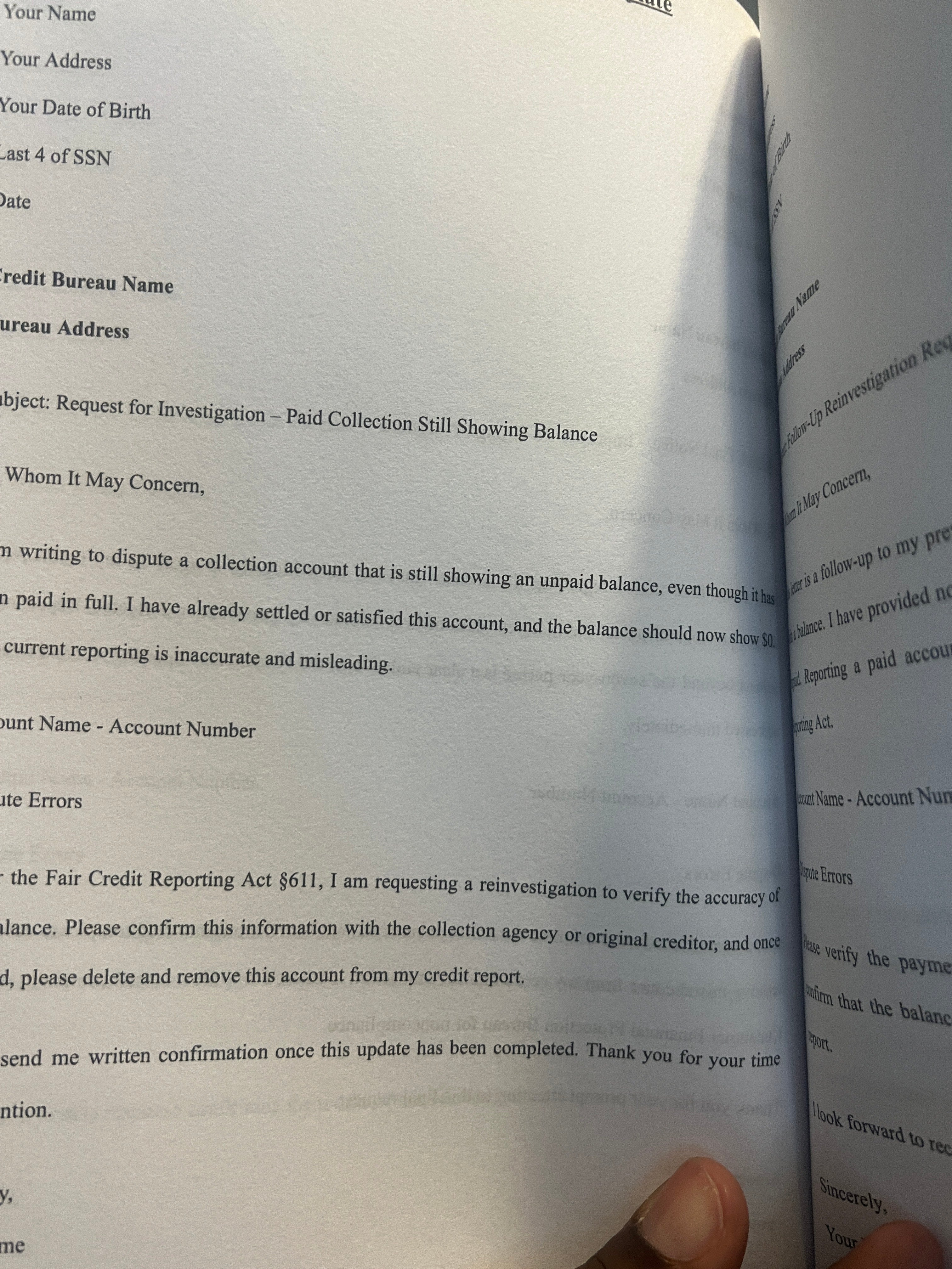 The Credit Cleanup Blueprint: 70 Dispute Letters to Delete Inaccurate Accounts Fast