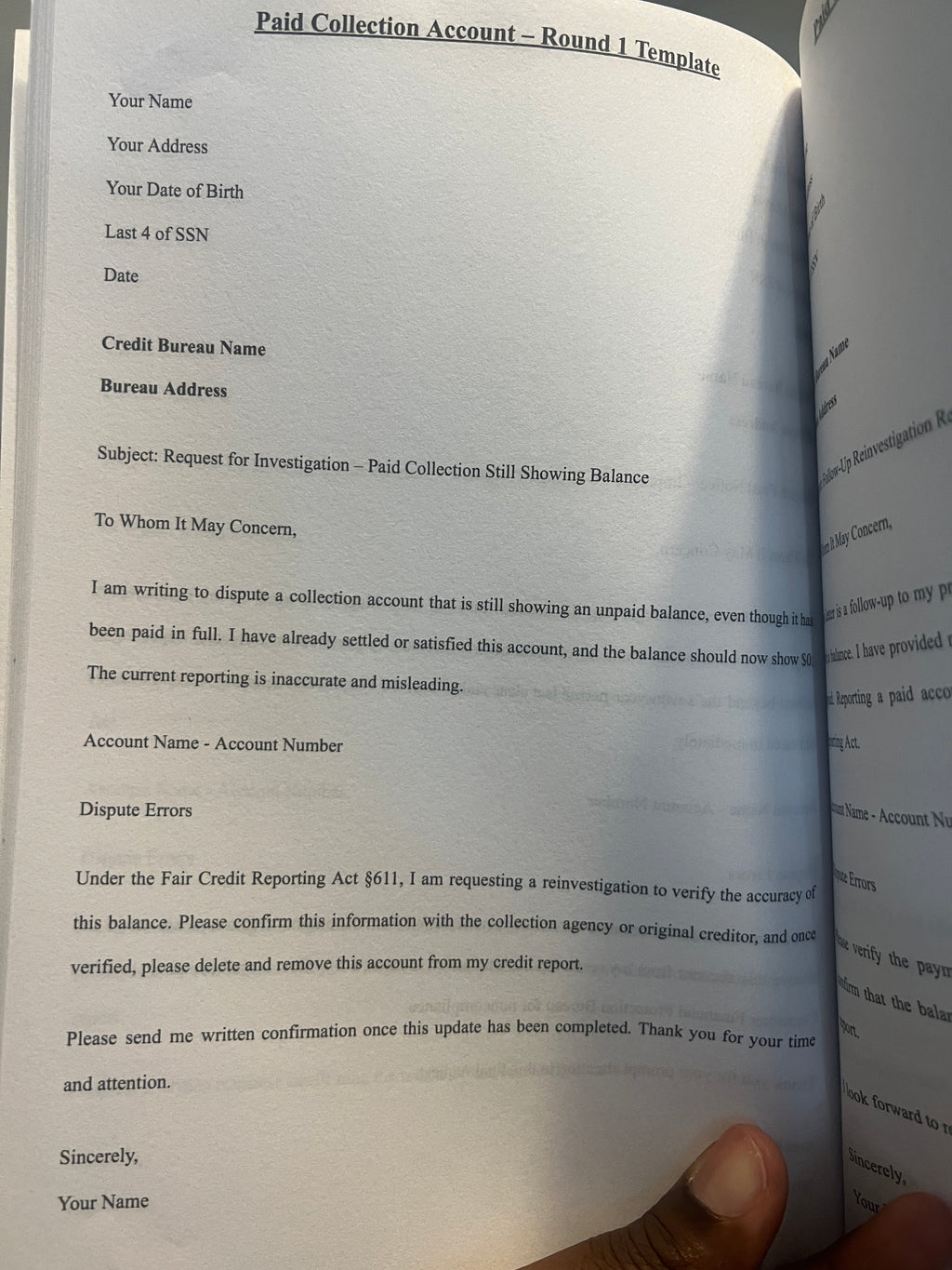 The Credit Cleanup Blueprint: 70 Dispute Letters to Delete Inaccurate Accounts Fast